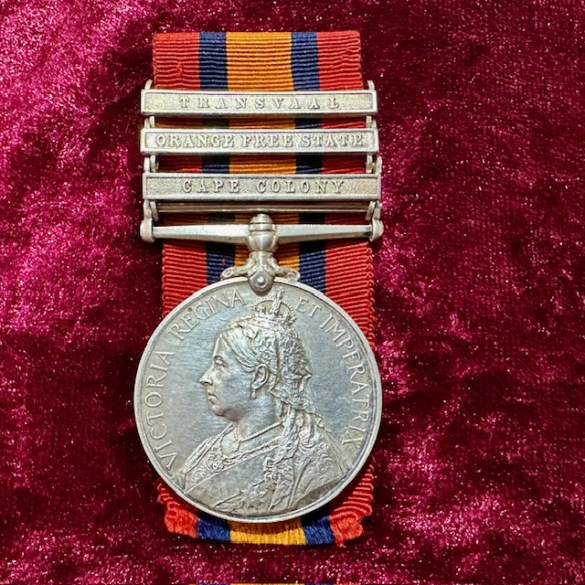 Boer War Queens South Africa Medal 12